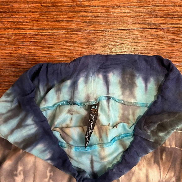 Brightly Twisted Tie Dye Maxi Skirt - Picture 6 of 6